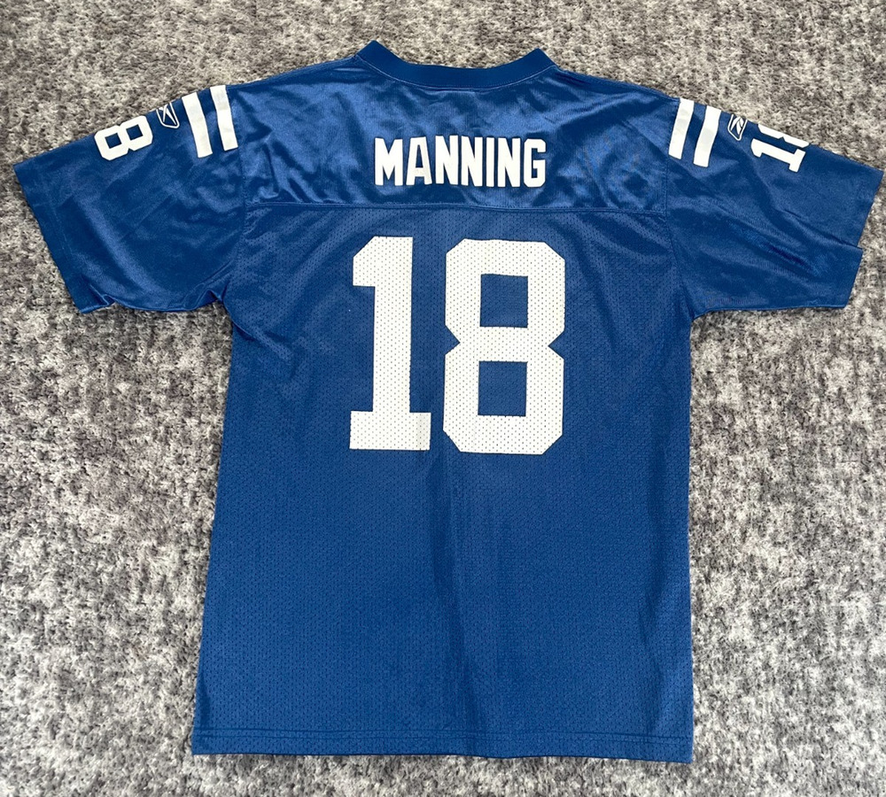 Peyton Manning Indianapolis Colts NFL Players Reebok Jersey Youth XL (18-20)